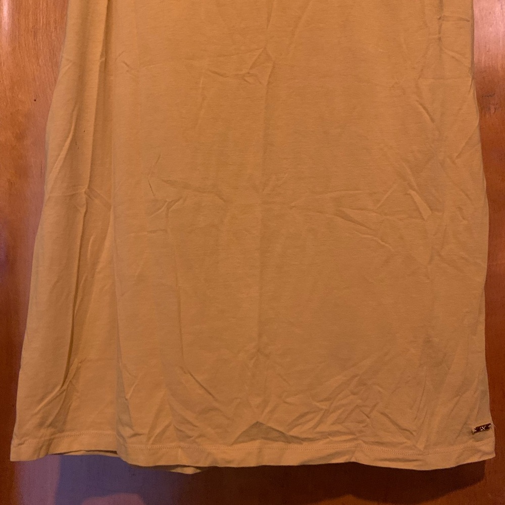 Calvin Klein Size L Mustard Mini Dress - Picture 4 of 5